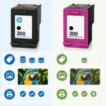 Porównanie tuszów HP 300 - Zamienniki a oryginalne